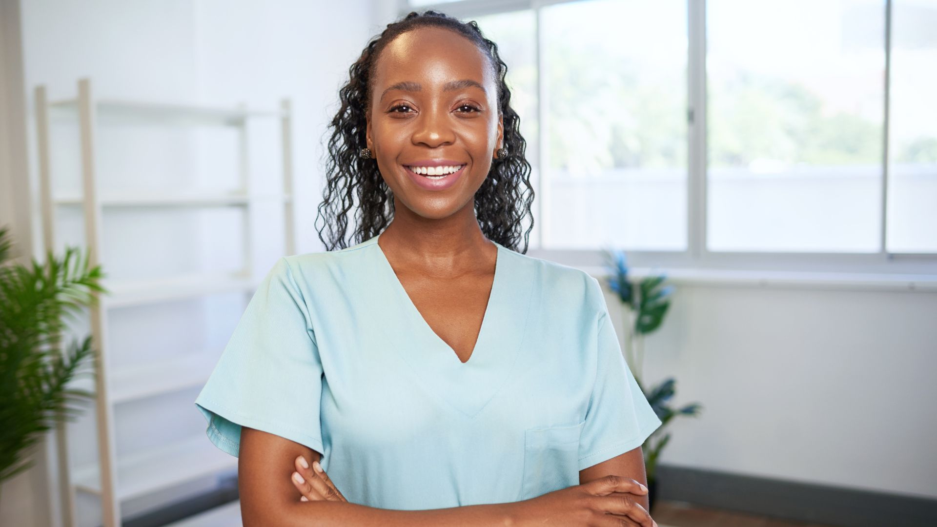 Portrait of smiling Black allied health professional - nurse, healthcare. Facial Aesthetics Training